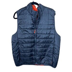 Pacific Trail Men's Puffer Vest Jacket Packable Black Size L Large